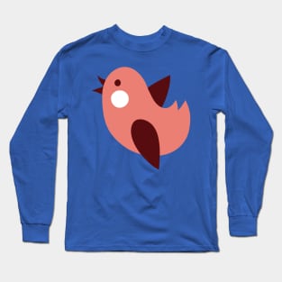 Bird Flight Flying Red Birdart Long Sleeve T-Shirt